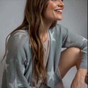 Three Bird Nest Starry Nights Gray Cardigan